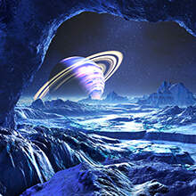 Фотообои на стену с космосом в стиле Фэнтези