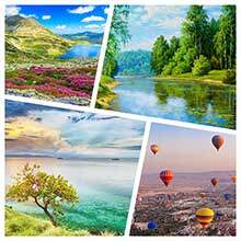 Обои на стену с природными пейзажами