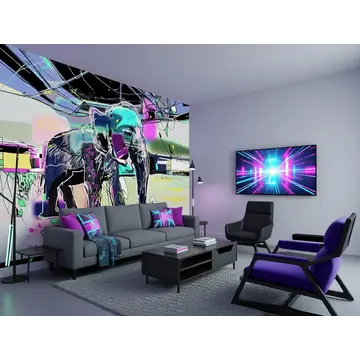 Обои для стен «Слон» — Креативный рисунок