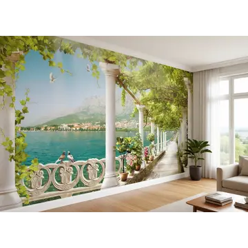 Фреска — Старая набережная (в интерьере комнаты)