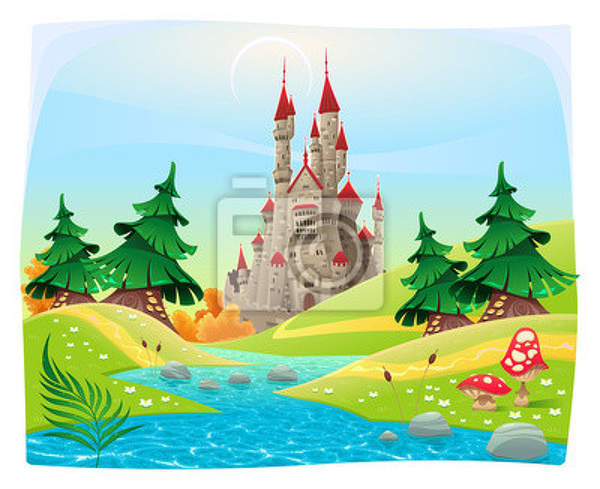 Фотообои для детей - Волшебный замок