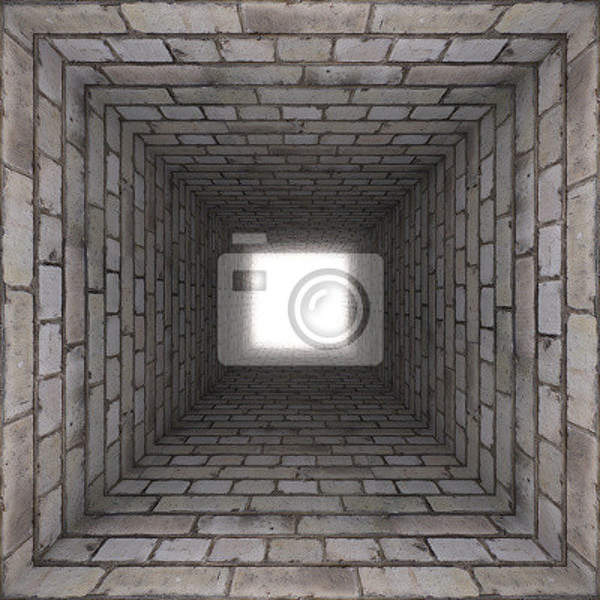 Фотообои - Кирпичный тоннель
