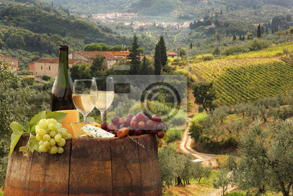 Фотообои - Тосканское вино