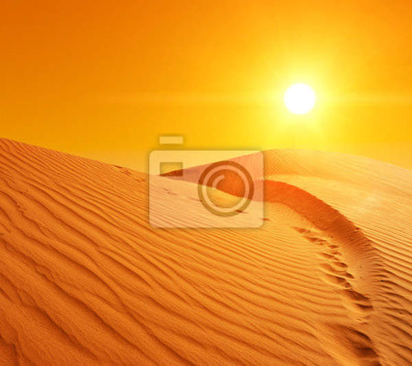 Фотообои с песчаными дюнами в Сахаре