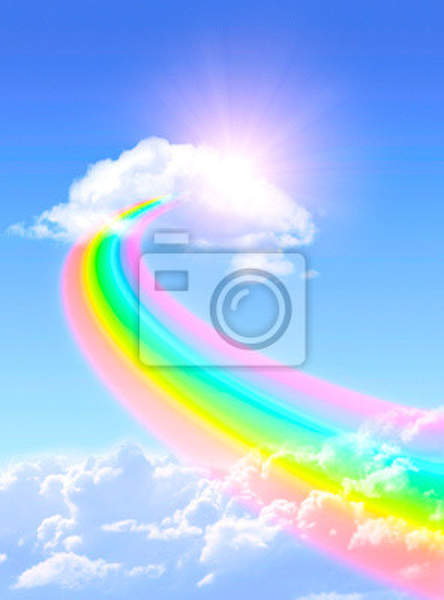 Фотообои с радугой