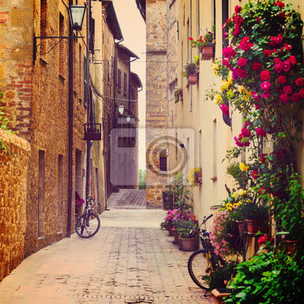 Фотообои с улицей Италии