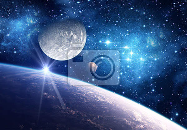 Фотообои - Космический пейзаж