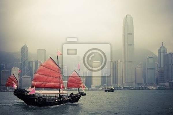 Фотообои - Китайская лодка
