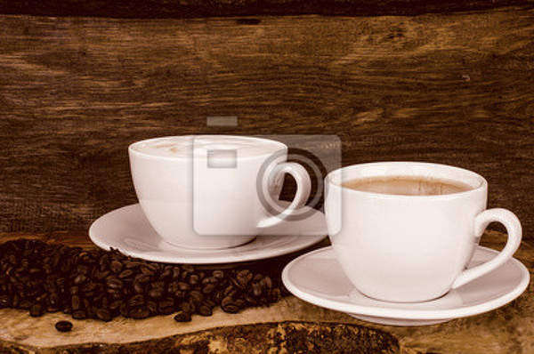 Фотообои с кофейными чашками