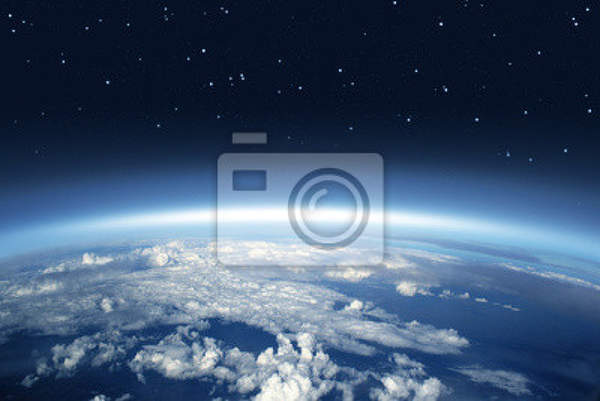 Фотообои на стену - Атмосфера (космический пейзаж)
