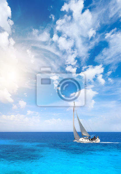Фотообои с яхтой