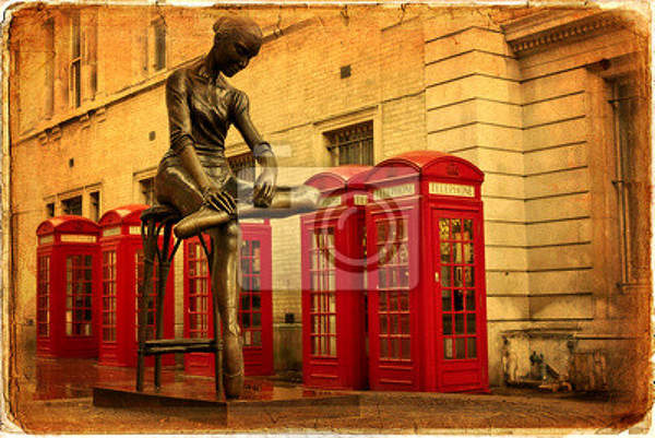 Фотообои - Статуя танцовщицы в Ковент-Гарден, Лондон