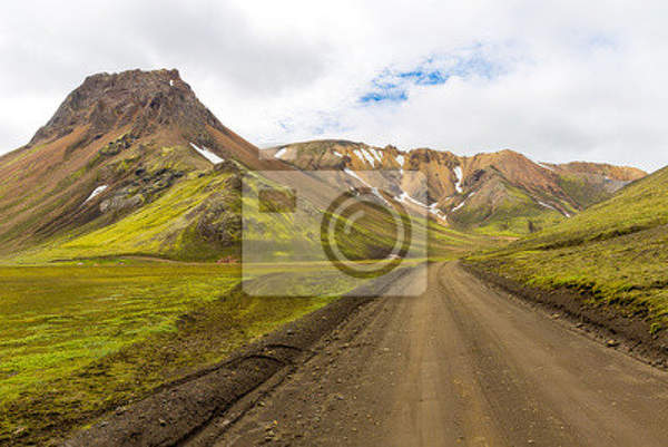 Фотообои с горной дорогой