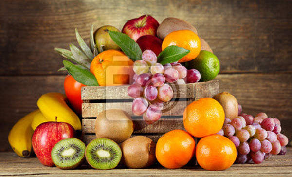 Фотообои для кухни с фруктовым натюрмортом