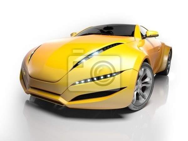 Фотообои со спортивным автомобилем