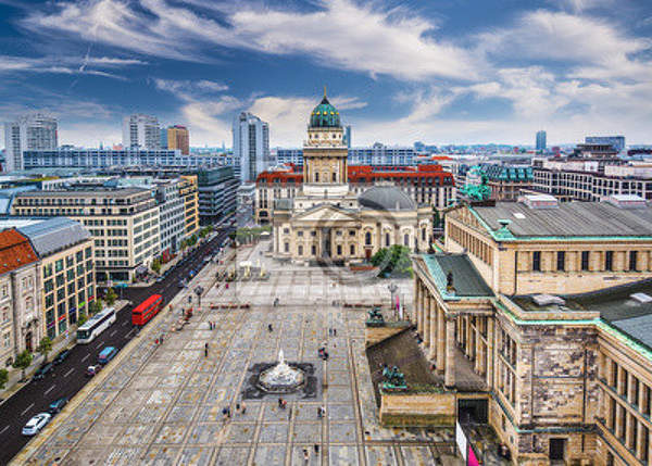 Фотообои с городским берлинским пейзажем