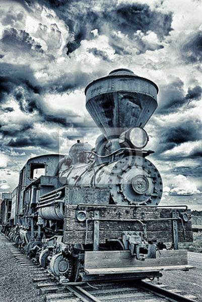 Фотообои со старинным паровозом