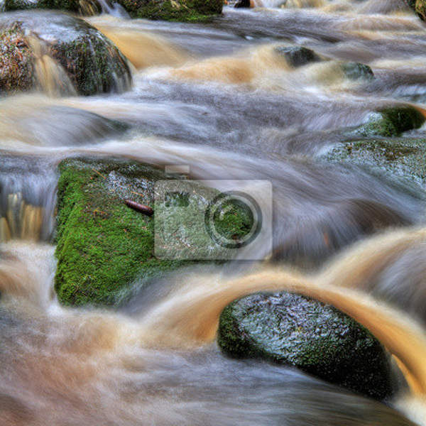 Фотообои - Водопад и камни
