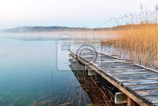 Фотообои - Причал на озере в Ирландии