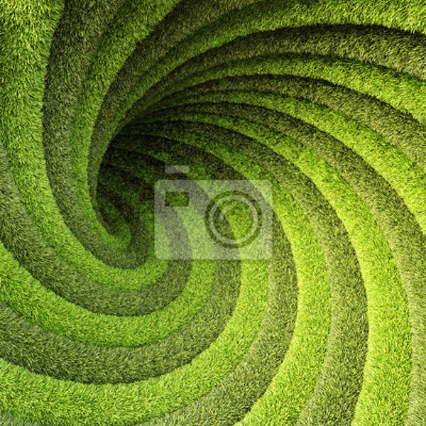 Фотообои - Зеленый туннель