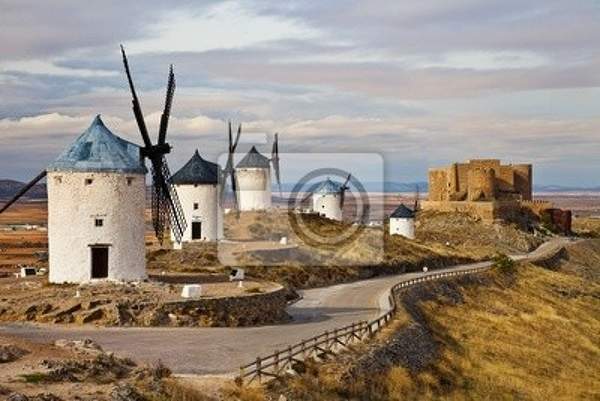 Фотообои - Ветряные мельницы в Испании