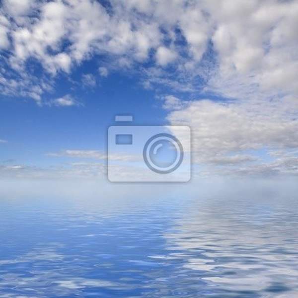Фотообои - Голубое небо и море
