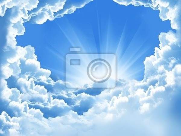 Фотообои на стену с красивым небом