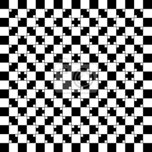 Арт-обои - Абстракция шахматного поля