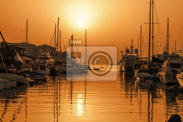 Фотообои - Гибралтарский закат