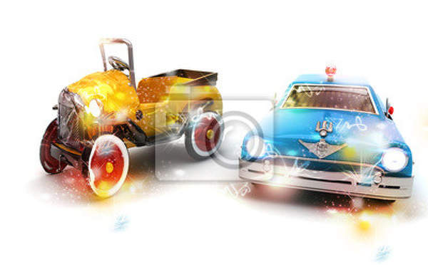 Фотообои для детей - Блестящие авто