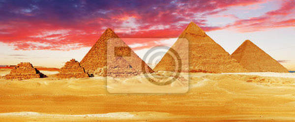 Фотообои - Пирамиды на закате
