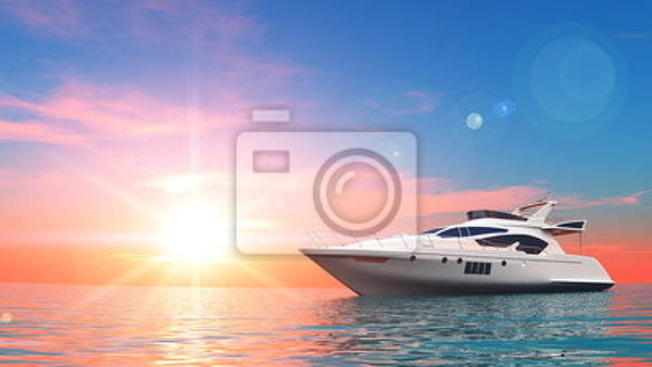 Фотообои - Современная яхта