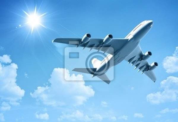 Фотообои для стен с самолетом