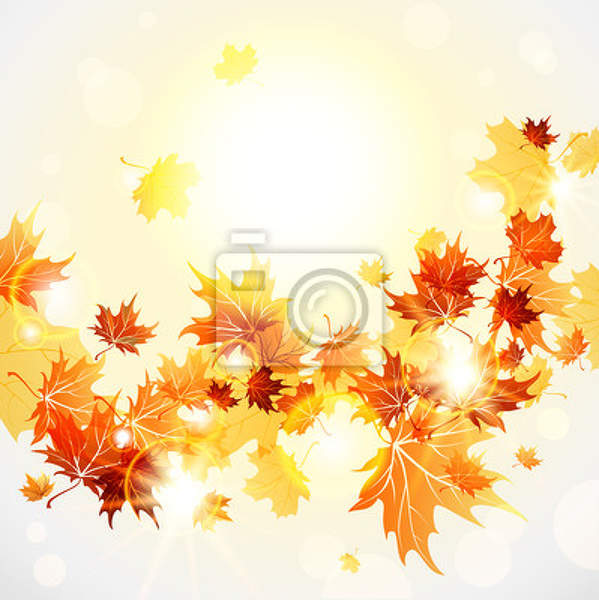 Арт-обои - Осенние листья