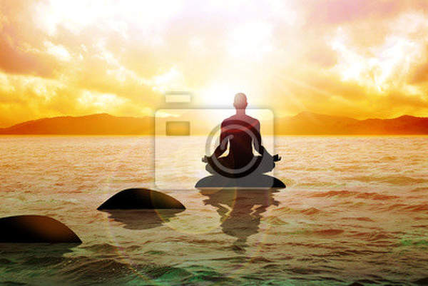 Фотообои - Медитация на закате