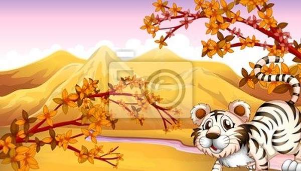Фотообои с тигренком