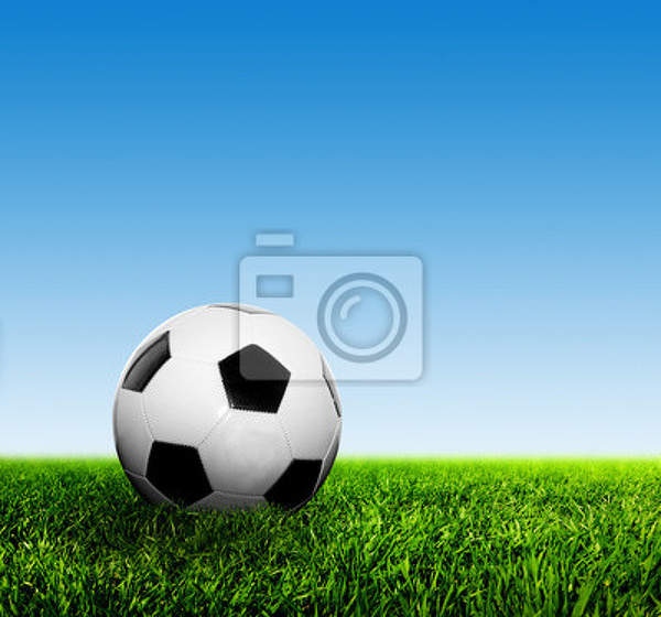 Фотообои с футбольным мячом