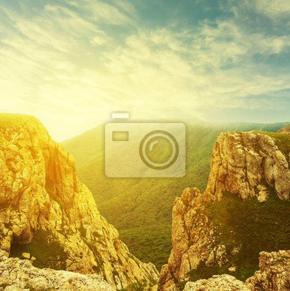 Фотообои - Горный каньон