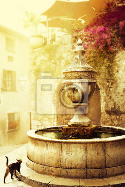 Фотообои - Старинный фонтан