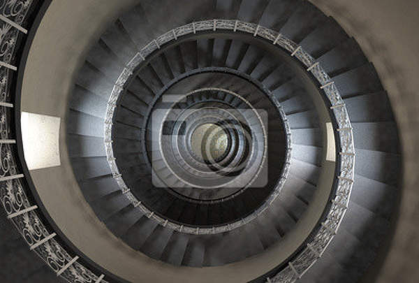 Фотообои - Спиральная лестница