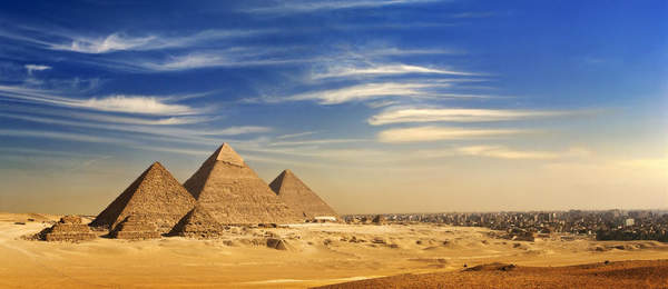 Фотообои - Панорама с пирамидами