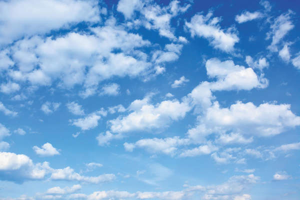 Фотообои для стен - Небо с облаками