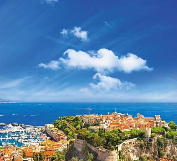 Фотообои: панорамный вид на Монако