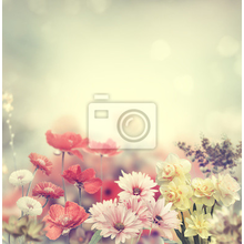 Фотообои - Ретро цветы