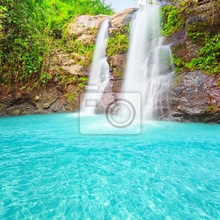 Фотообои - Водопад, голубая вода