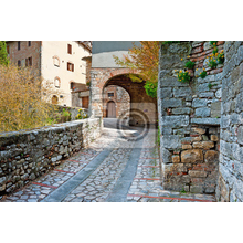 Фотообои - Улочка с аркой