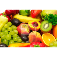 Фотообои с фруктами и овощами