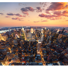 Фотообои на стену - Нью-Йорк - вид с высоты
