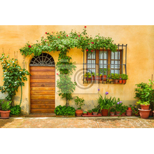 Фотообои - Итальянский домик с цветами