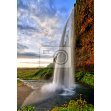 Фотообои - Водопад на закате